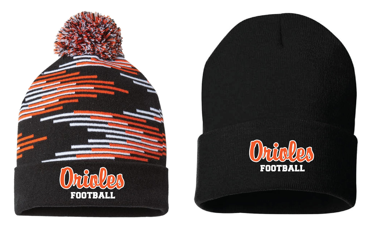 Augusta Football Orioles Beanies