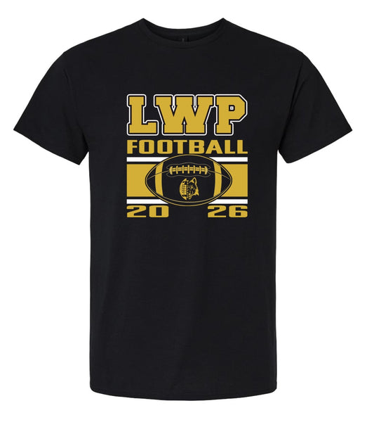 WOLFPACK LWP FOOTBALL BLACK TEE