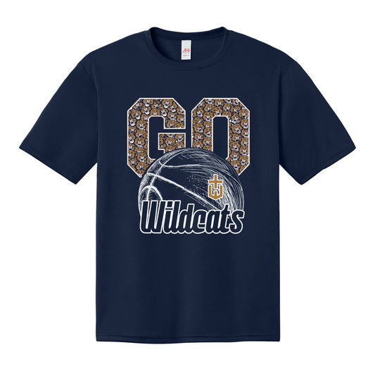 Hayden Basketball Go Wildcats Performance Tshirt