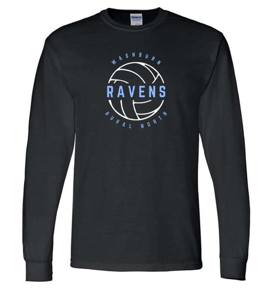 Washburn Rural North MS - Volleyball - DRIFIT Long Sleeve - Black