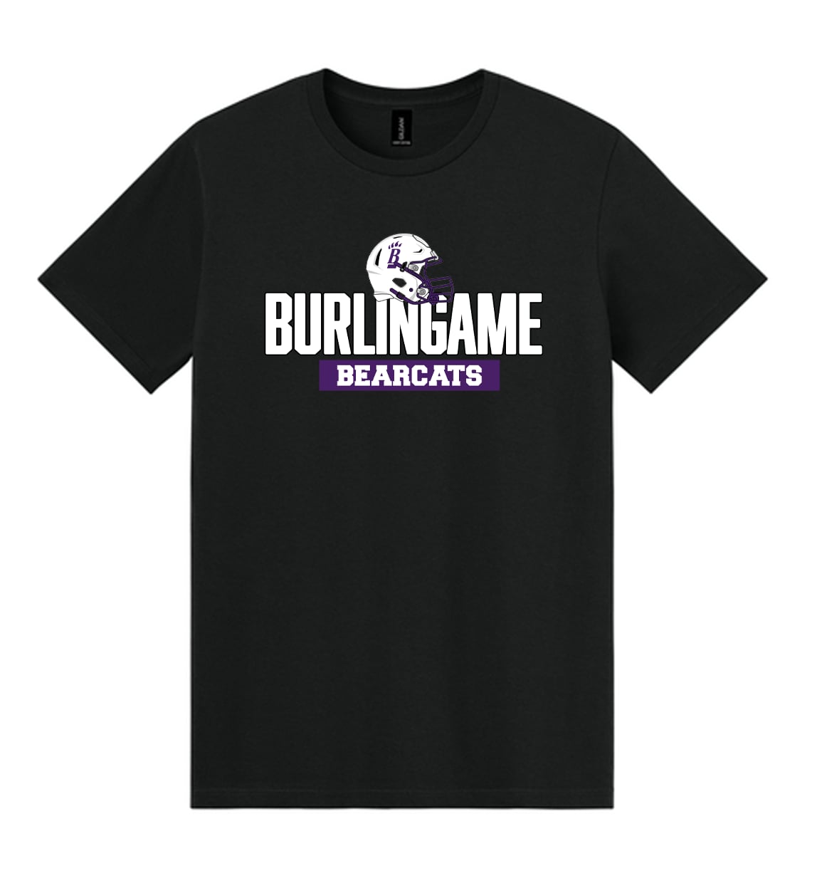 Bearcats - Football Cotton Tee Black