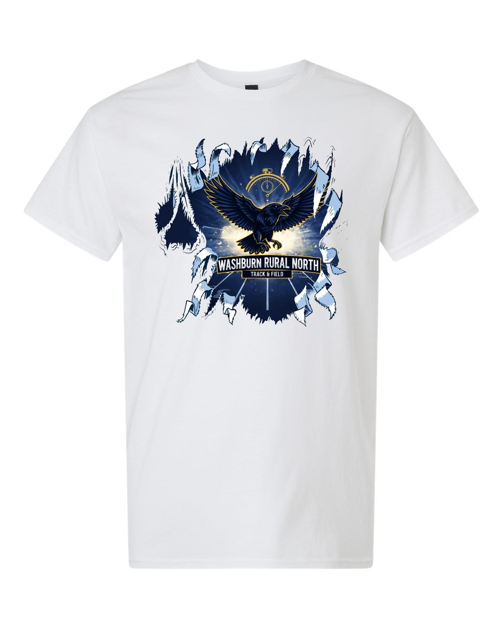 Washburn Rural North MS Track - Soaring Raven Tshirts