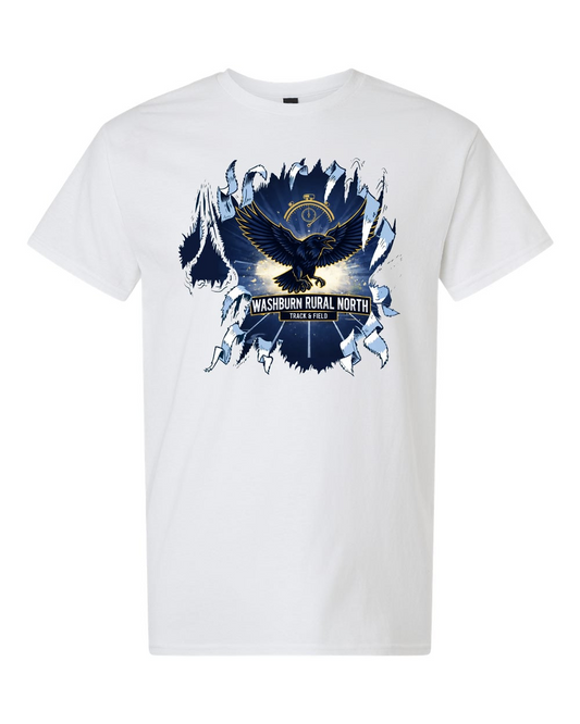 Washburn Rural North MS Track - Soaring Raven Tshirts