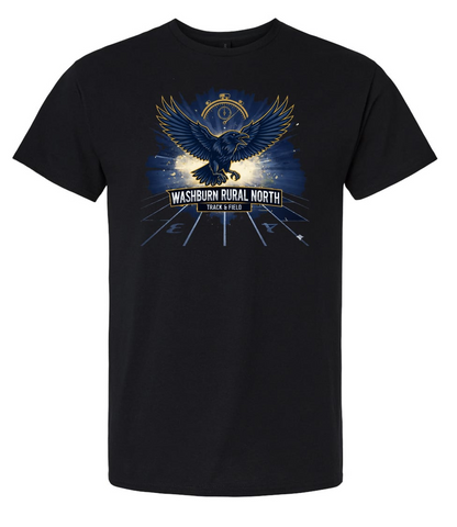 Washburn Rural North MS Track - Soaring Raven Tshirts