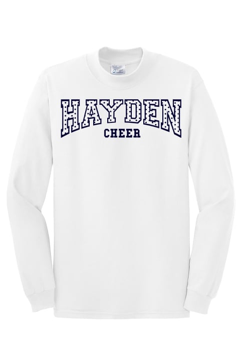 Hayden Cheer Polka Dot Mock Neck Sweatshirt