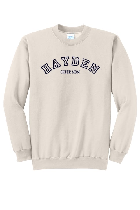 Hayden Cheer - Curved Cheer Mom - Sweatshirt