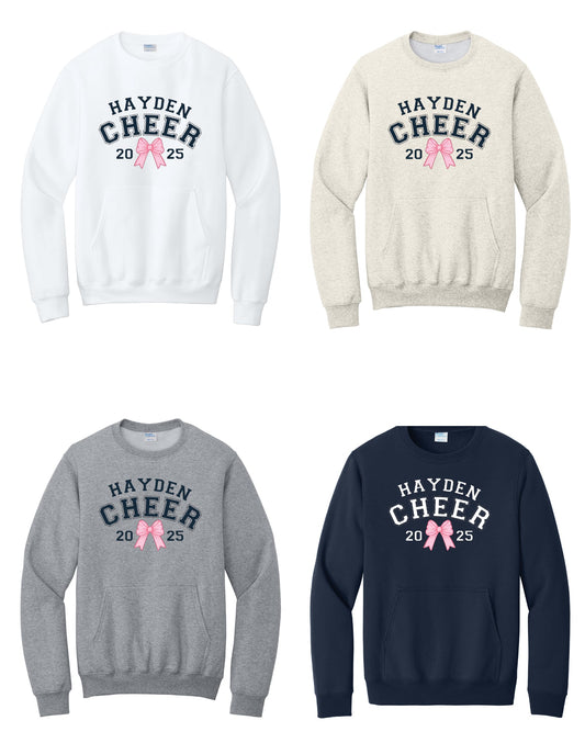 Hayden Cheer - 2025 Bow - Pocket Sweatshirt