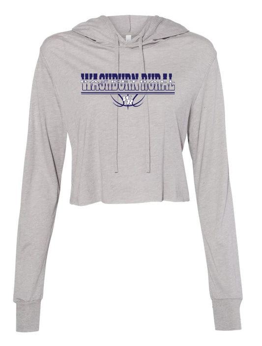 WRMS Basketball Crop Hoodie