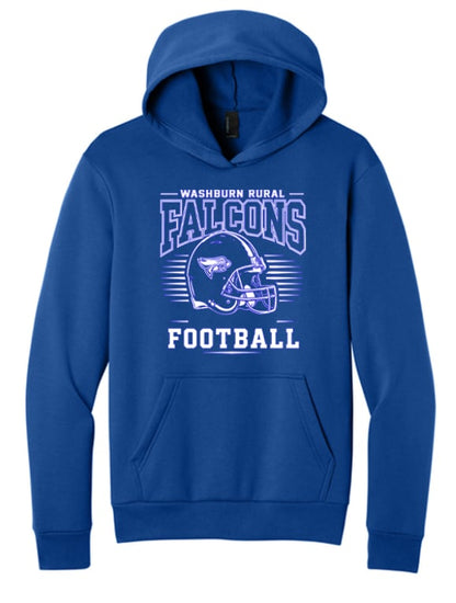 WRMS Falcons Football Hooded Sweatshirt