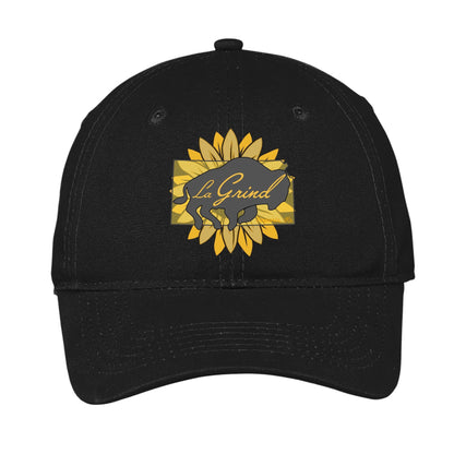 La Grind 2026 Sunflower State "Dad" Hat - Black