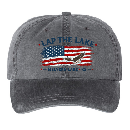 Lap the Lake - 2026 Eagle Flag Dad Hat