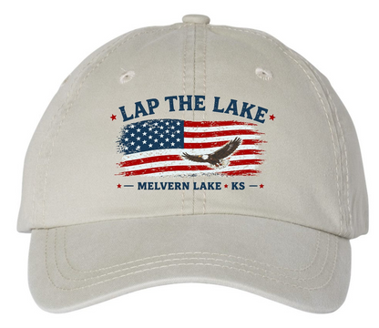 Lap the Lake - 2026 Eagle Flag Dad Hat