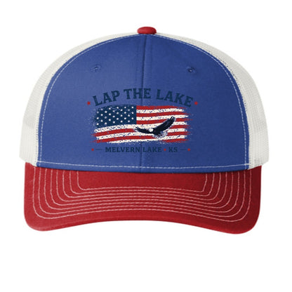 Lap the Lake - 2026 Eagle Flag Trucker Hat