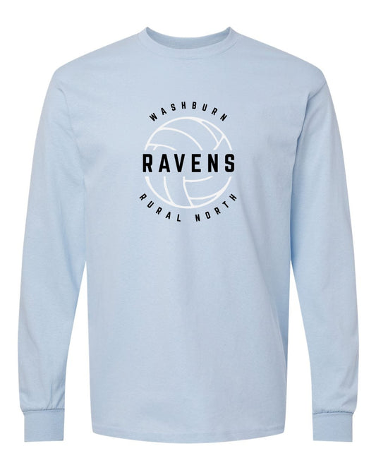 Washburn Rural North MS - Volleyball - DRIFIT Long Sleeve - Light Blue