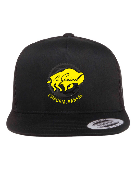 La Grind Flatbill Trucker - Black
