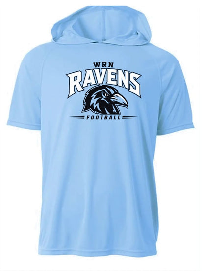 WRMS Ravens Football Hooded Short Sleeve Tee