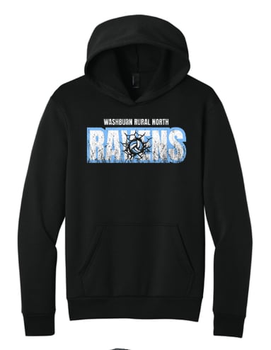 Washburn Rural North MS Volleyball Player Hoodie