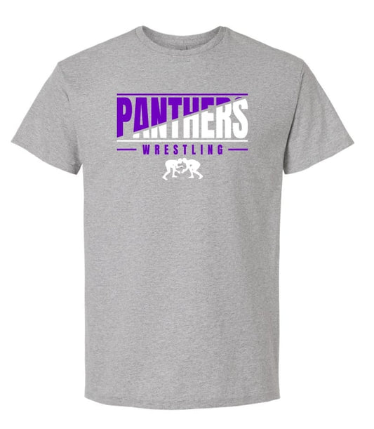 Royal Valley Panthers Wrestling Sport Grey T-Shirt