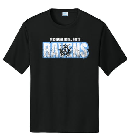 Washburn Rural North MS Volleyball Player DriFit Tee